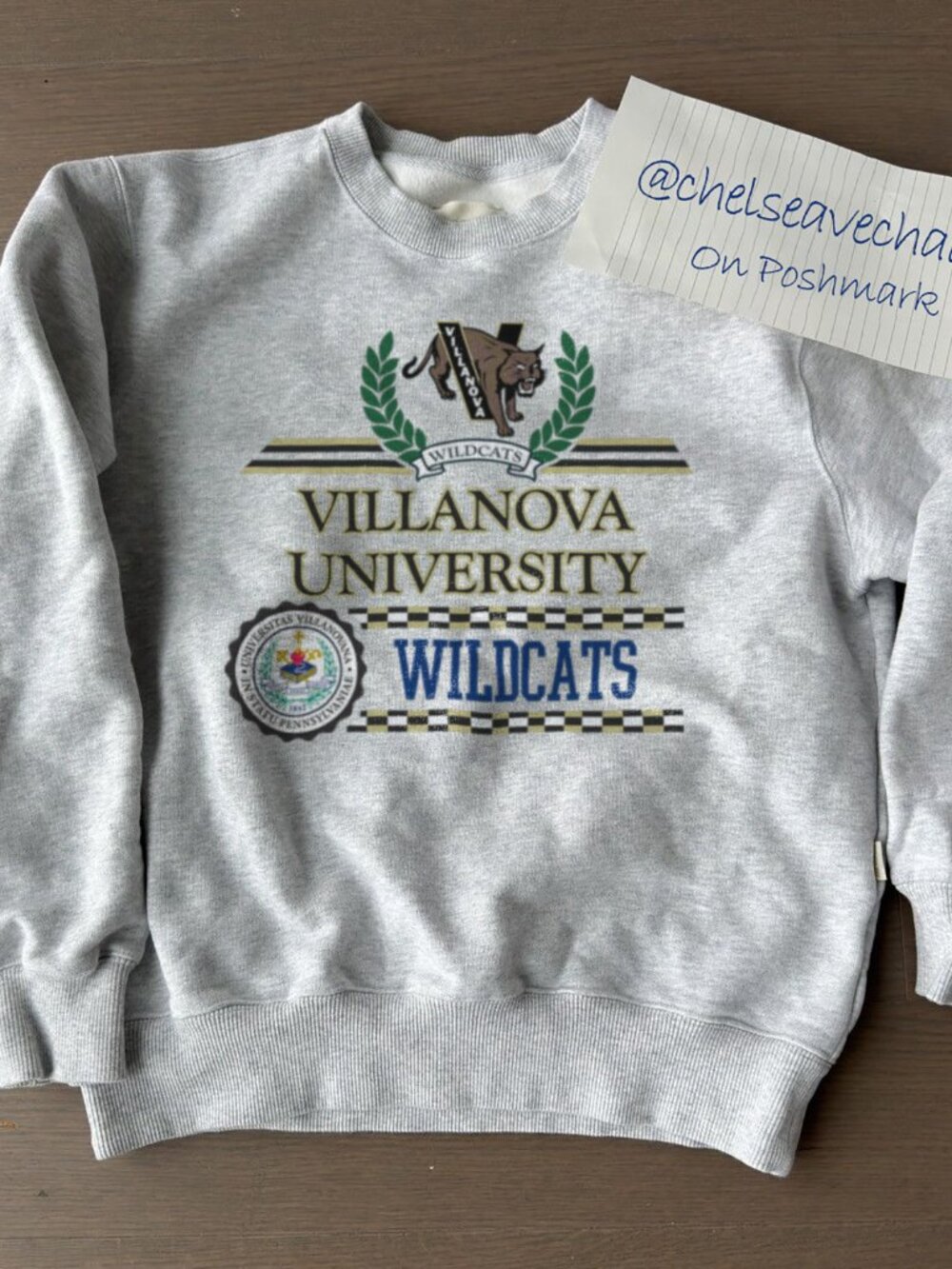 Vintage Style NCAA Villanova Wildcats Sweatshirt, Villanova University Shirt Tee